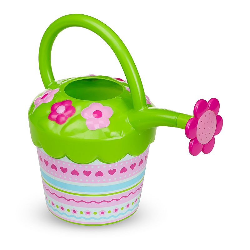 Melissa & Doug Sunny Patch Pretty Petals Flower Toy Watering Can, Multicolo