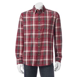 Men's Woolrich Red Creek Classic-Fit Plaid Button-Down Shirt