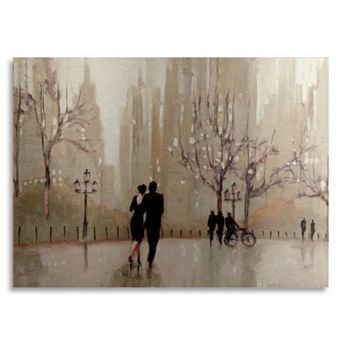 Trademark Fine Art An Evening Out Neutral Metal Wall Art
