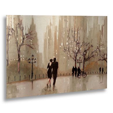 Trademark Fine Art An Evening Out Neutral Metal Wall Art