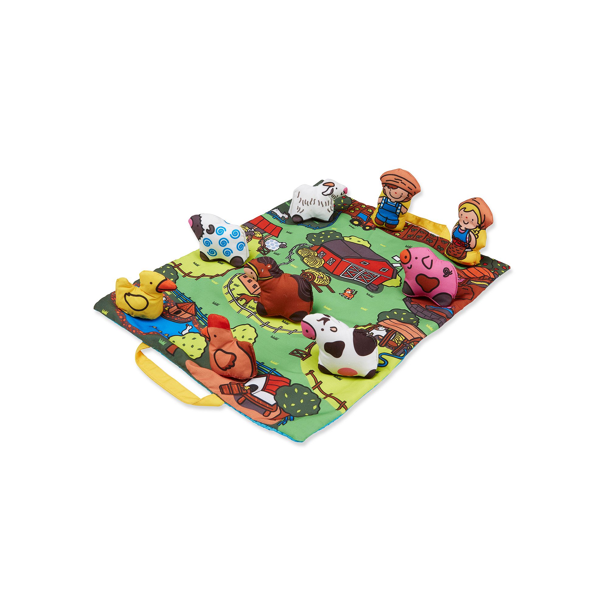 Melissa & Doug Take-Along Farm Play Mat, Multicolor