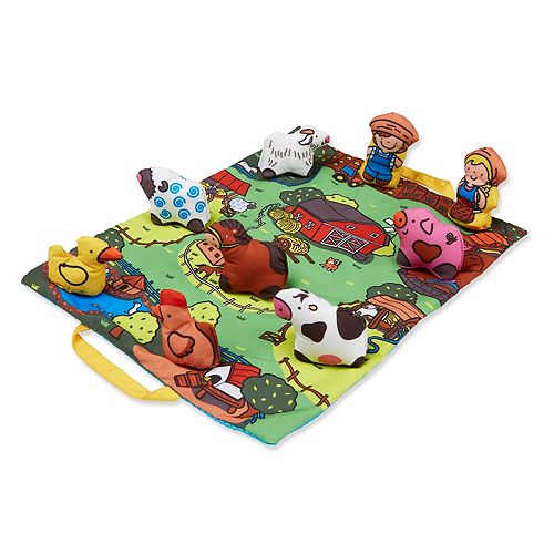 Melissa & Doug TakeAlong Farm Play Mat