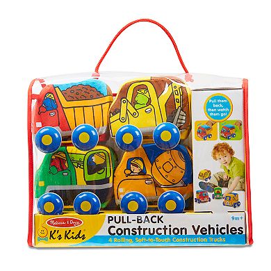 Melissa & Doug Pull-Back Construction Vehicles