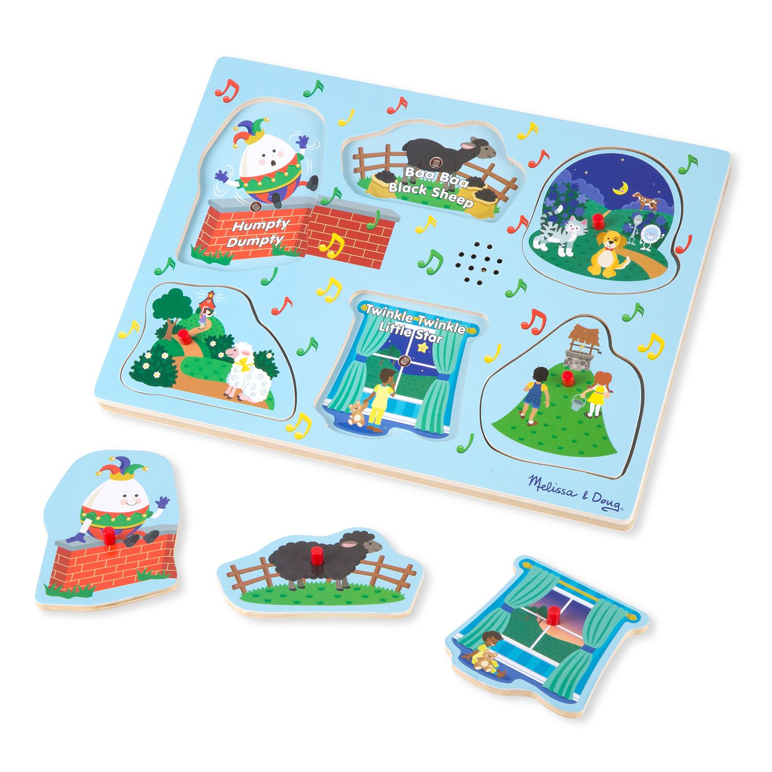 melissa & doug the wheels on the bus sound puzzle