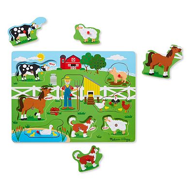 Melissa & Doug Old MacDonald's Farm Sound Puzzle