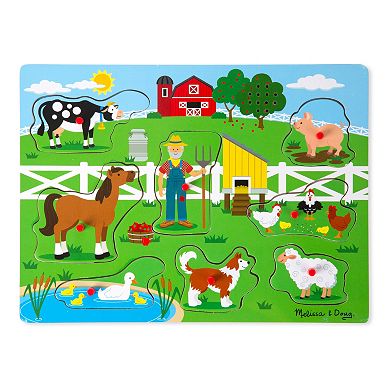 Melissa & Doug Old MacDonald's Farm Sound Puzzle