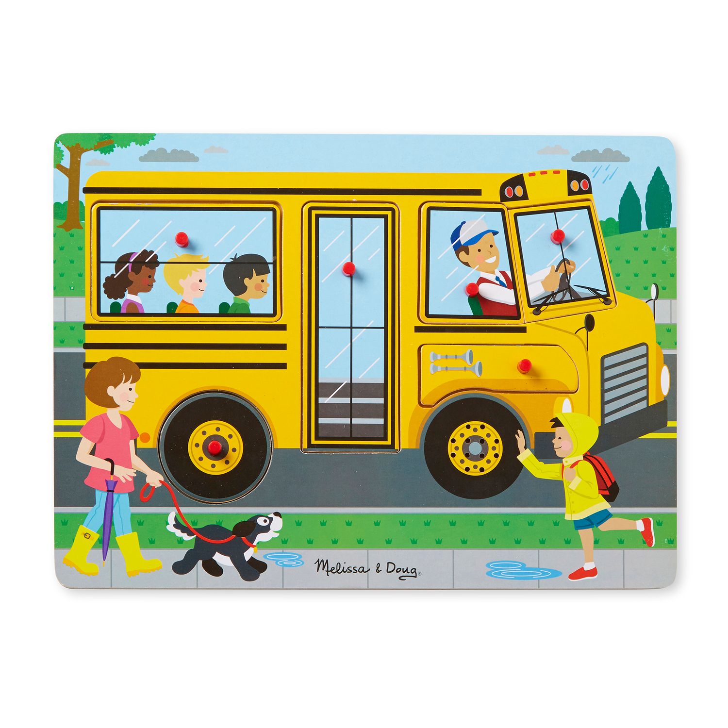 melissa & doug the wheels on the bus sound puzzle