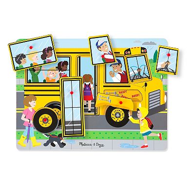 Melissa & Doug The Wheels on the Bus Sound Puzzle