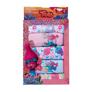 Girls 4-8 DreamWorks Trolls Poppy, Branch & Guy Diamond 5-pk. Bikini Panties