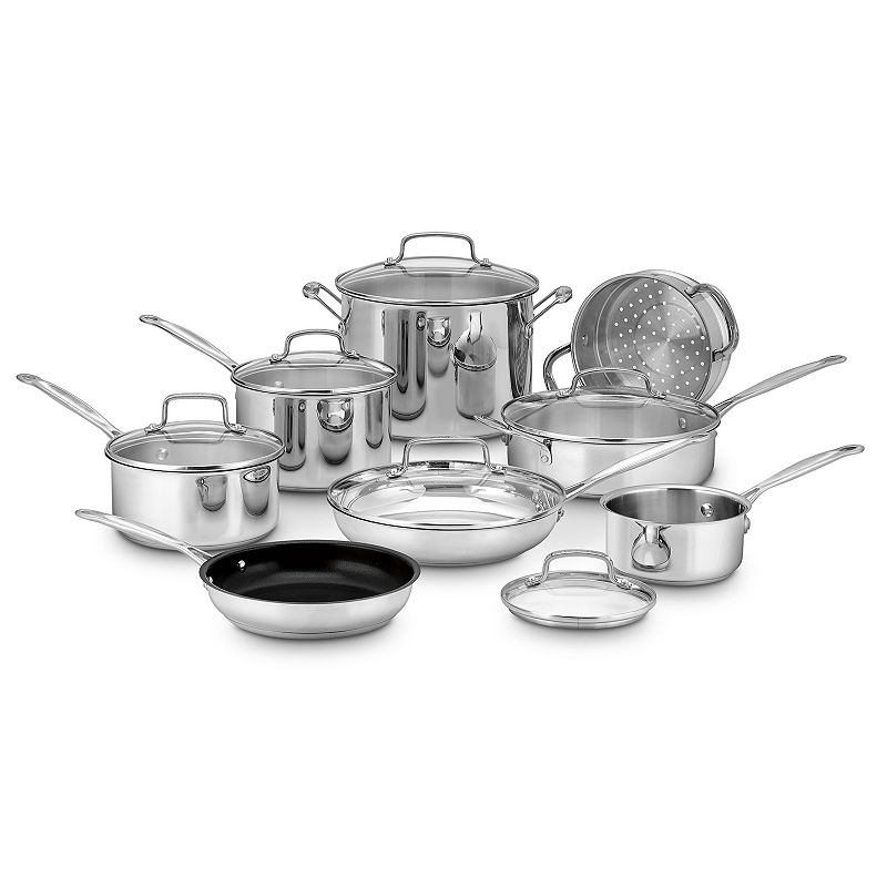 Cuisinart - Chef's Classic Stainless 14-Piece Set - Stainless Steel