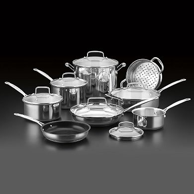 Cuisinart Chef's Classic Stainless Steel 14-pc. Cookware Set