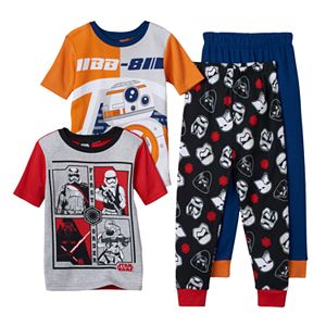 Boys 6-12 Star Wars BB-8 4-Piece Pajama Set