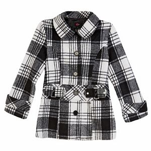 Girls 7-16 IZ Amy Byer Plaid Wool Jacket