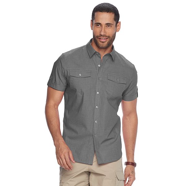 Men's Apt. 9® Premier Flex Slim-Fit Stretch Poplin Button-Down Shirt