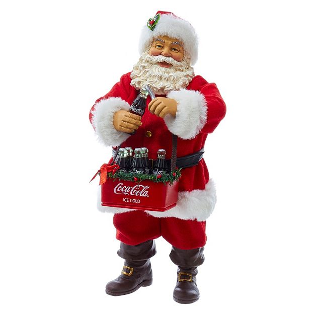 Coca Cola Santa Christmas Table Decor by Kurt Adler