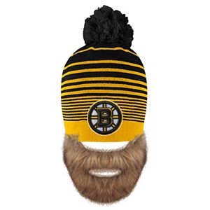 Adult Old Time Hockey Boston Bruins Bearded Beanie