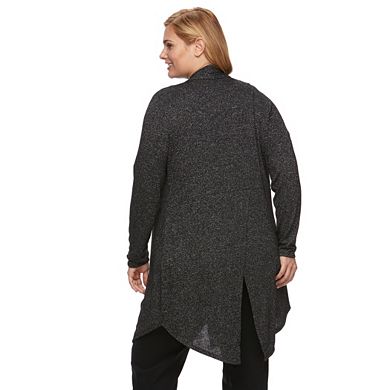 Plus Size Apt. 9® Split-Back Cardigan