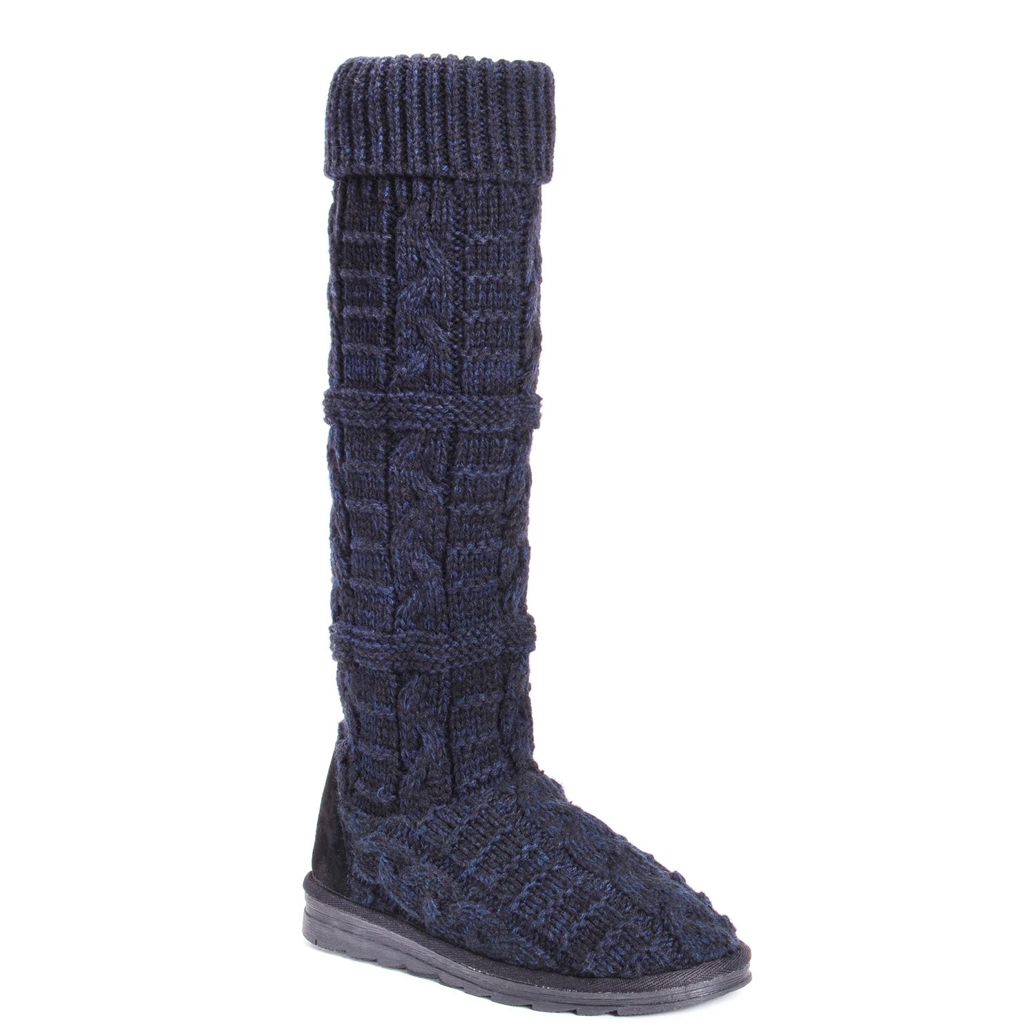 muk luks a la mode sweater boots