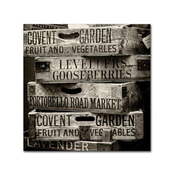 Trademark Fine Art "Covent Garden Market" Canvas Wall Art