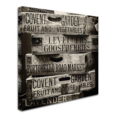 Trademark Fine Art "Covent Garden Market" Canvas Wall Art