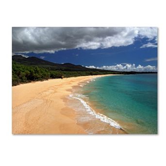 Trademark Fine Art "Makena Maui" Canvas Wall Art