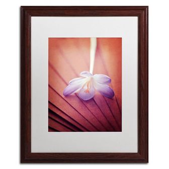 Trademark Fine Art "Access to Desires" Wood Finish Framed Wall Art