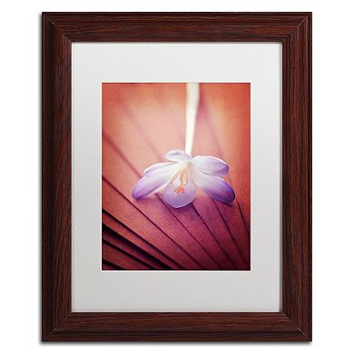 Trademark Fine Art "Access to Desires" Wood Finish Framed Wall Art