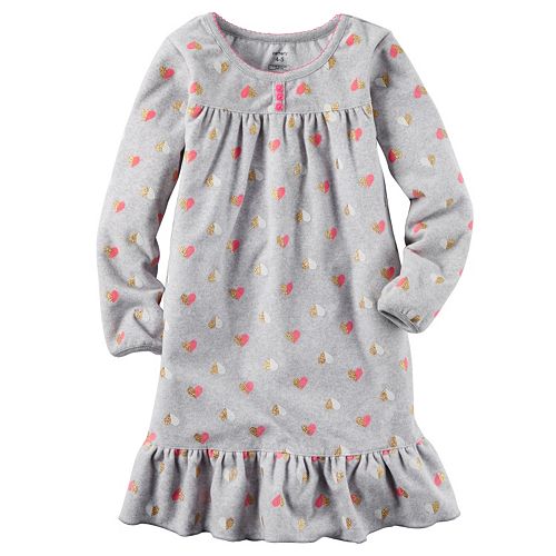 carters fleece gown
