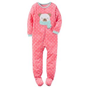 Girls 4-14 Carter's One-Piece Animal Footed Pajamas