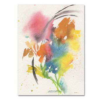 Trademark Fine Art Rainbow Bouquet Canvas Wall Art