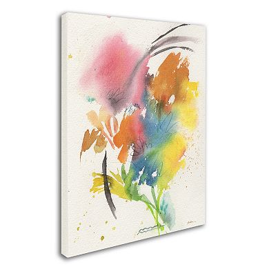 Trademark Fine Art Rainbow Bouquet Canvas Wall Art
