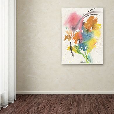 Trademark Fine Art Rainbow Bouquet Canvas Wall Art
