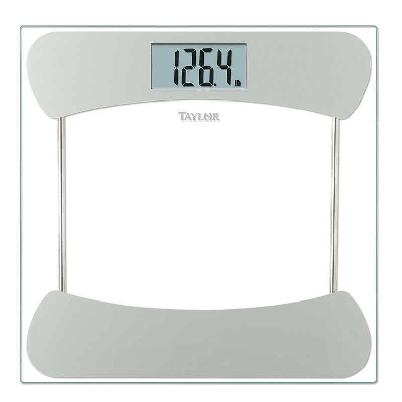 33771134 Taylor Silver-Tone Accented Glass Digital Scale, M sku 33771134