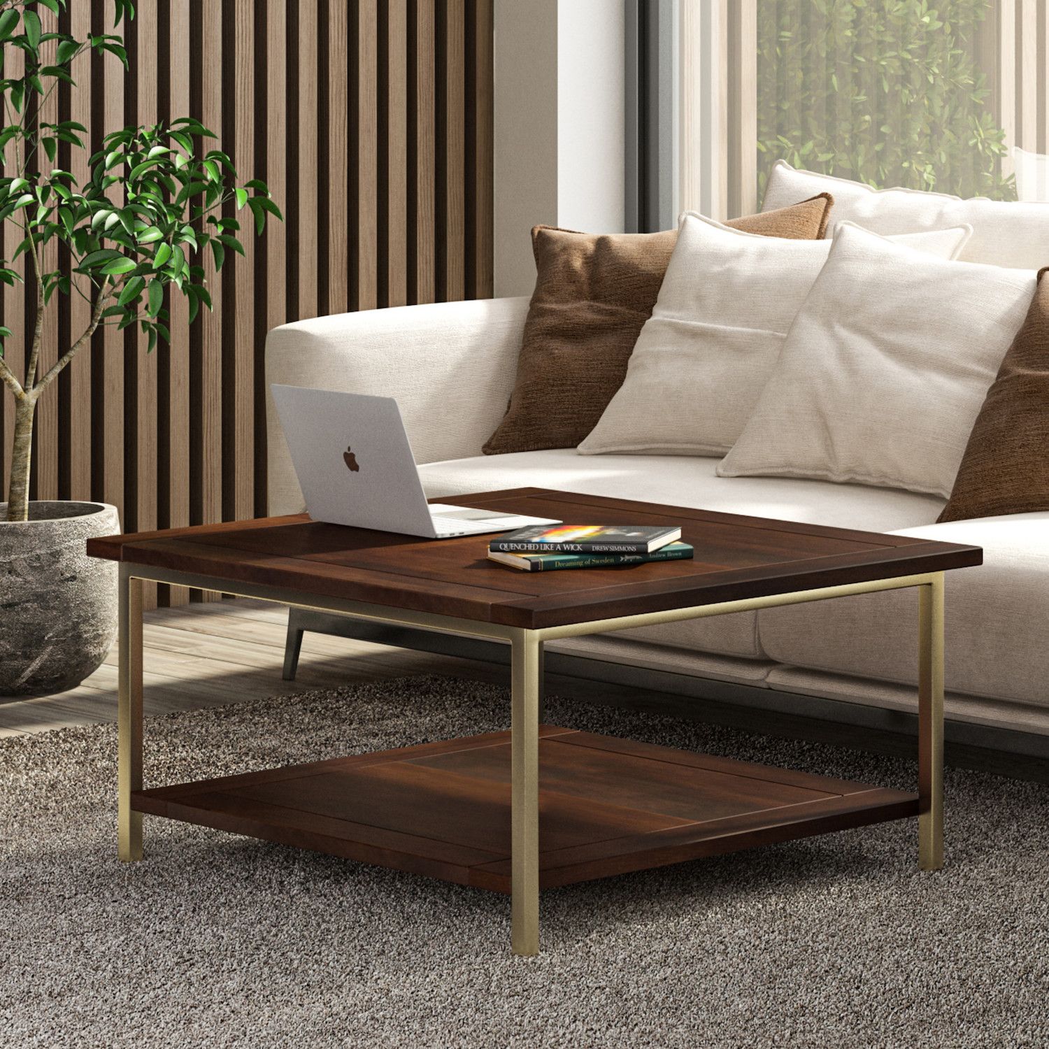 Simpli Home Skyler Coffee Table - Thumbnail 2
