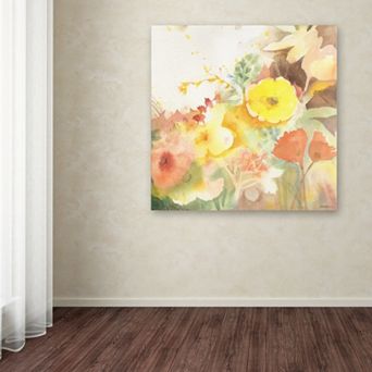 Trademark Fine Art Yellow Path Canvas Wall Art
