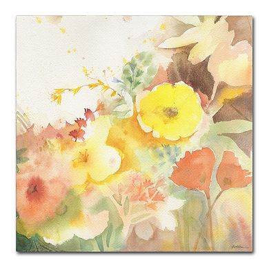 Trademark Fine Art Yellow Path Canvas Wall Art
