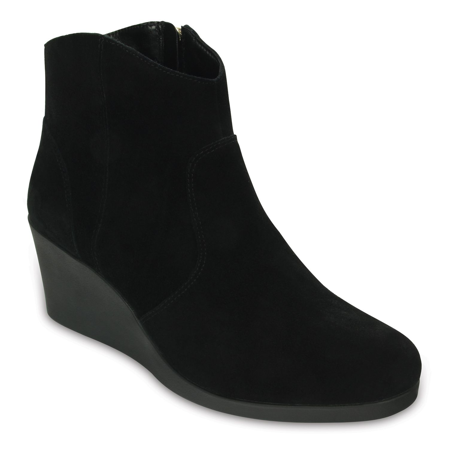 crocs leigh wedge bootie