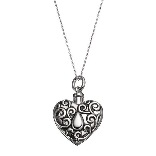 Sterling silver deals ash holder necklace