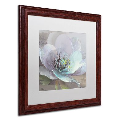 Trademark Fine Art "Jump III" Wood Finish Framed Wall Art