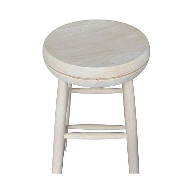 International Concepts Swivel Bar Height Stool