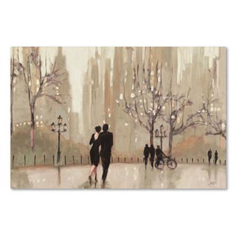 Trademark Fine Art "An Evening Out Neutral" Canvas Wall Art