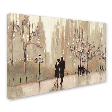 Trademark Fine Art "An Evening Out Neutral" Canvas Wall Art