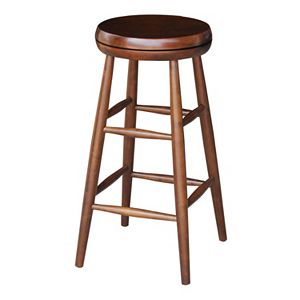 International Concepts Espresso Swivel Bar Stool