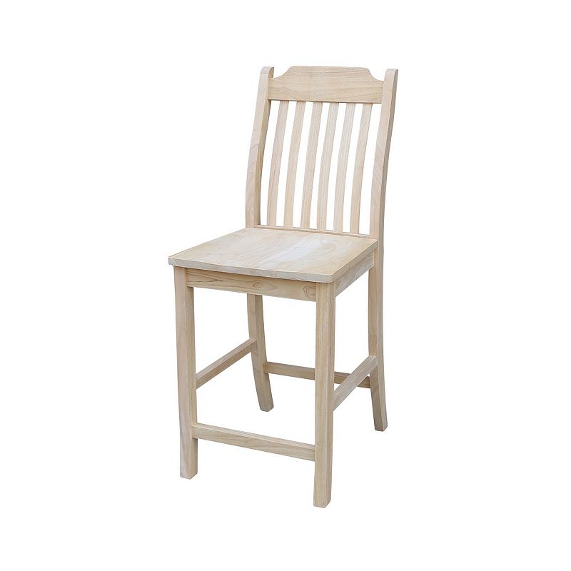 28831545 International Concepts Mission Counter Stool, Whit sku 28831545