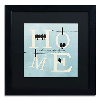 Trademark Fine Art "Well Said II" Black Framed Wall Art