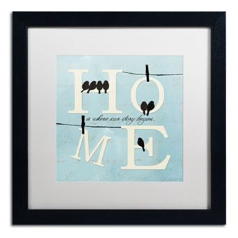 Trademark Fine Art "Well Said II" Black Framed Wall Art