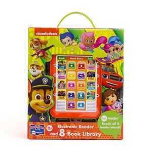 Nickelodeon Electronic Reader & 8 Book Library Set