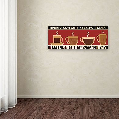 Trademark Fine Art Deco Coffee Panel I Canvas Wall Art