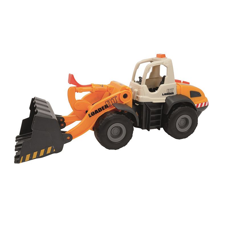 EAN 4006333039058 product image for Dickie Toys Light & Sound Construction Front Loader Vehicle, Yellow | upcitemdb.com