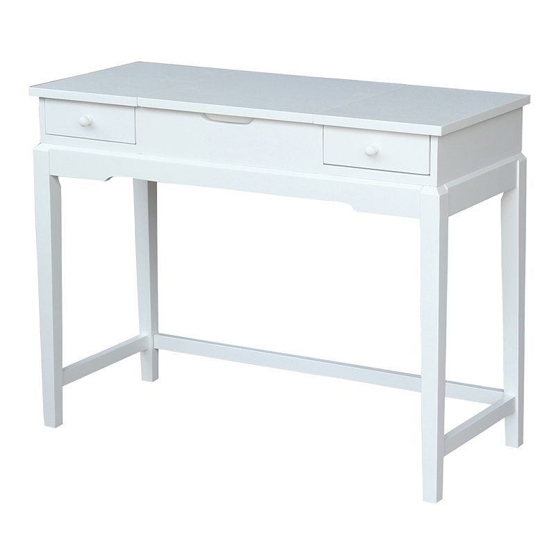 International Concepts 2-Drawer Vanity Table, White